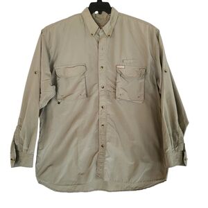 Sports Afield Men's Sport Button Down Shirt - Patina Green XL Fishing